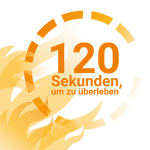 Das Bild zeigt das Logo des Wettbewerbs 120 Sekunden