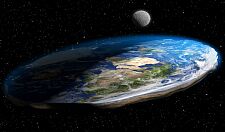 Bild von der Erde als Scheibe aus dem Medium Verschwörungserzählungen (FWU)