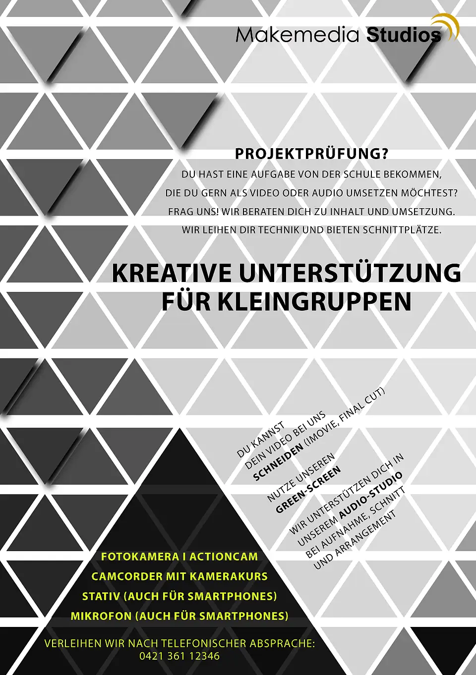 Plakat Projektpr&uuml;fung