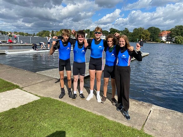 Die Oberschule am Leibnizplatz ist der schulische Ruder-Mittelpunkt in Bremen. Der 5. Platz ein großer Erfolg. 