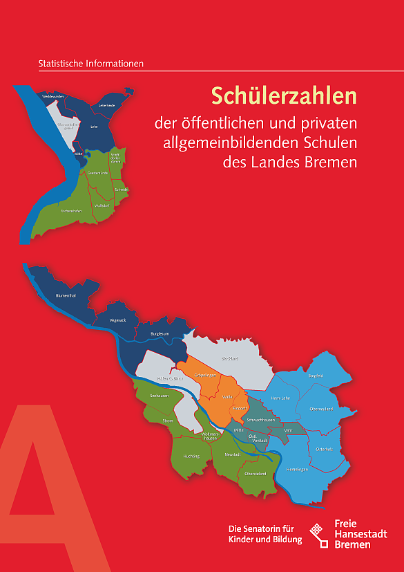 Deckblatt des Schülerzahlenheftes allgemeinbildender Schulen