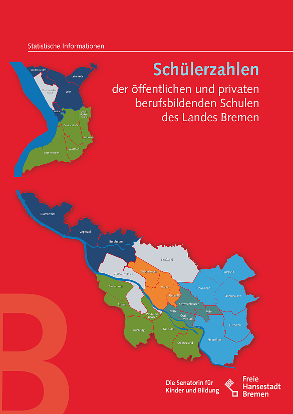 Deckblatt des Schülerzahlenheftes berufsbildender Schulen