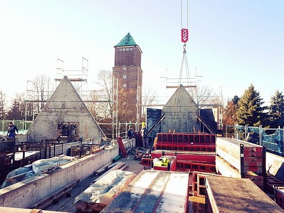 Baustelle GS Wigmodistra&szlig;e, Stand: Januar 2022