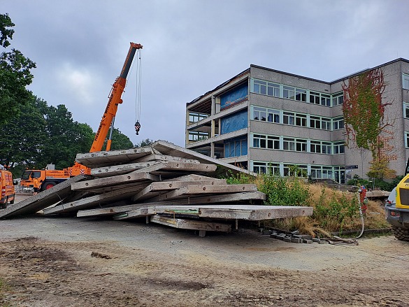 OS Lerchenstra&szlig;e Baustelle