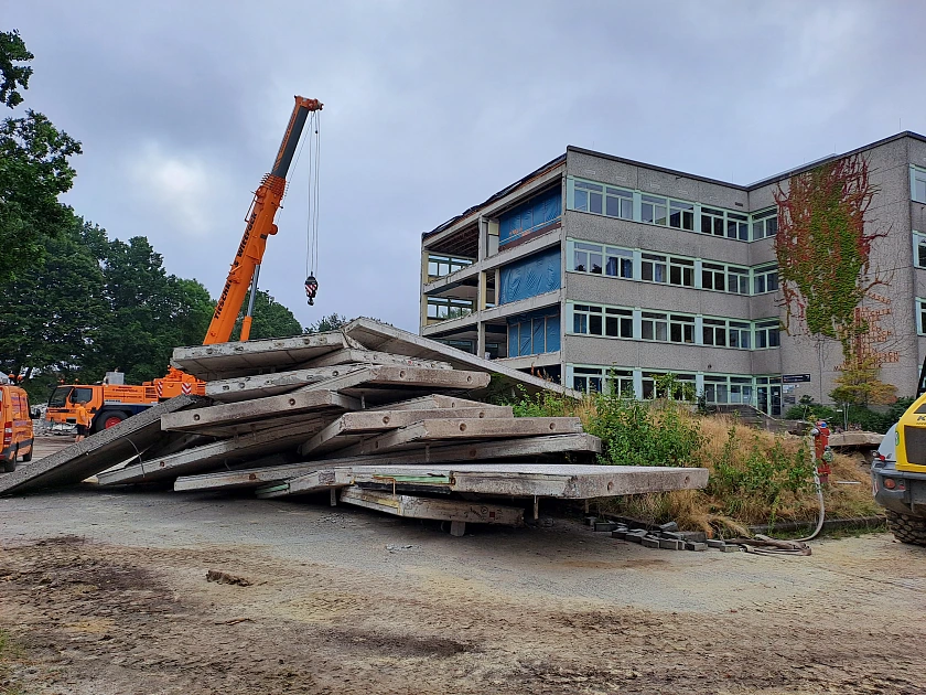 OS Lerchenstra&szlig;e Baustelle