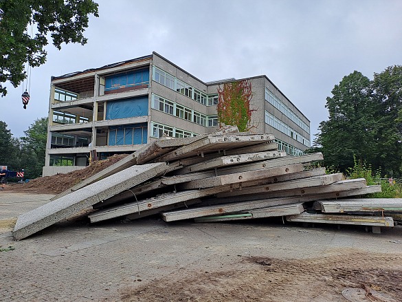 OS Lerchenstra&szlig;e Baustelle