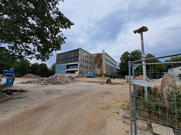 OS Lerchenstra&szlig;e Baustelle