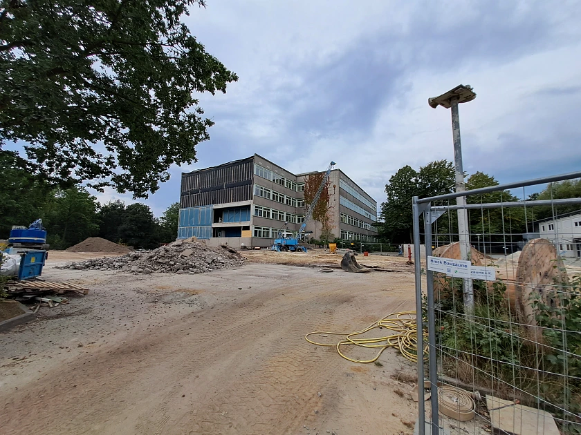 OS Lerchenstra&szlig;e Baustelle