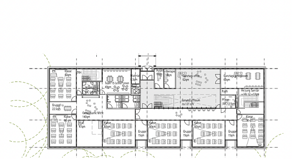 Kaisen Campus Bremen Skizze Erdgeschoss