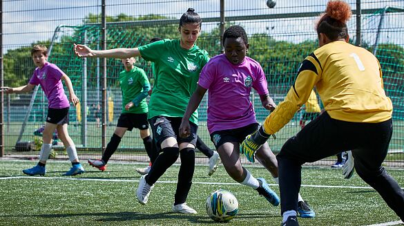 Immer den Fokus auf dem Ball