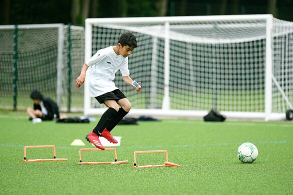 Immer den Blick auf den Ball