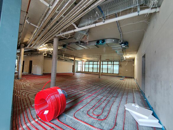 Baustelle Grundschule Kirchhuchting 