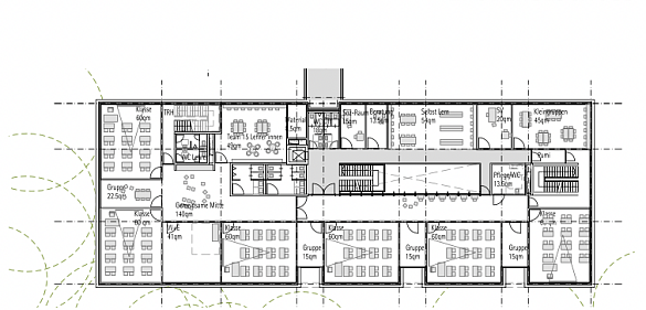 Kaisen Campus Bremen Skizze1. Obergeschoss
