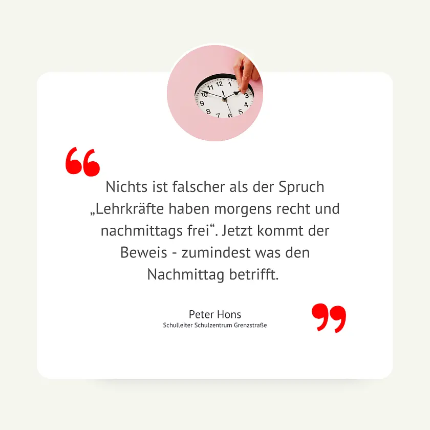 Zitat von Peter Hons, Schulleiter Schulzentrum Grenzstra&szlig;e
