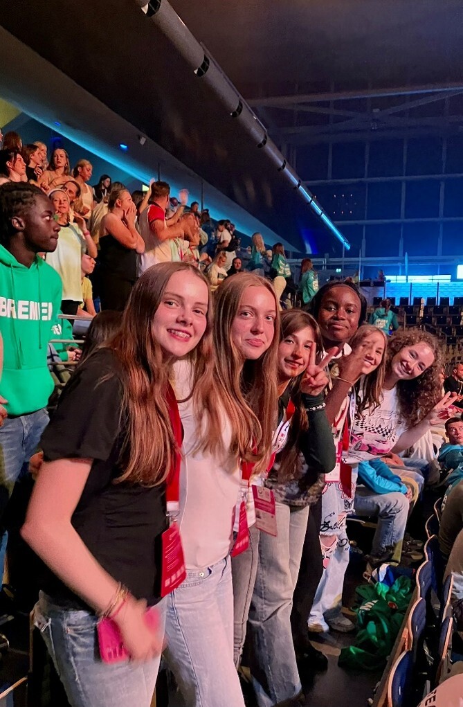 Siegerehrung in der Max Schmeling Halle 