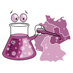 Das Bild zeigt das Logo des Wettbewerbs Chemie die stimmt