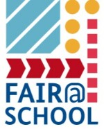Das Bild zeigt das Logo des Wettbewerbs Fair at school