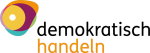 Das Bild zeigt das Logo des Bundeswettbewerbs Demokratisch Handeln