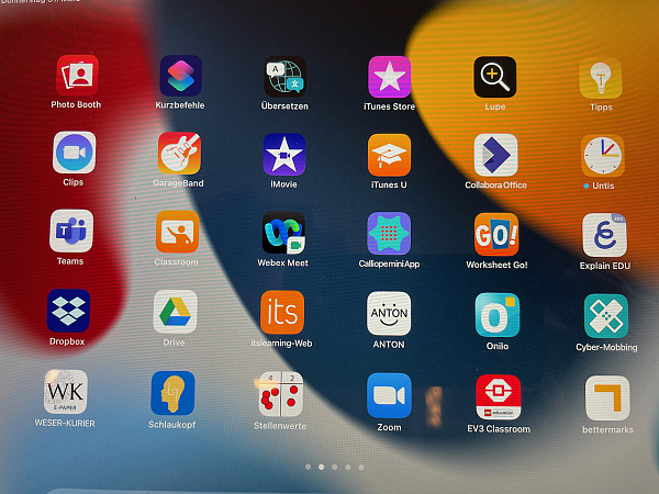 Apps auf einem iPad