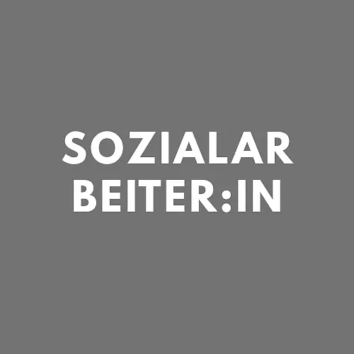 Kachel auf der steht: Sozialarbeiter:in