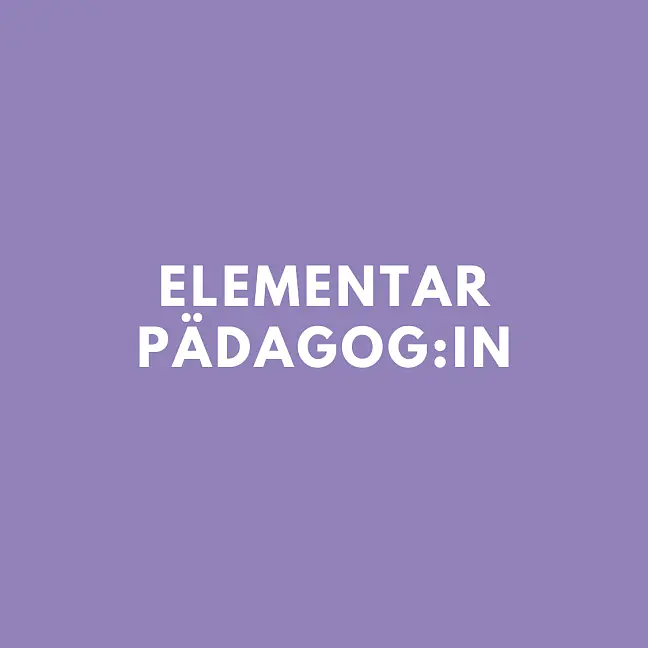 Elementarpädagog:in