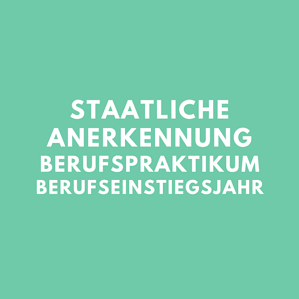 Staatliche Anerkennung sozialpädagogischer Fachkräfte 