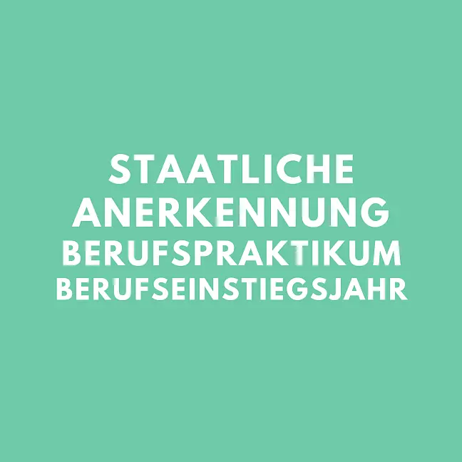 Staatliche Anerkennung sozialpädagogischer Fachkräfte 