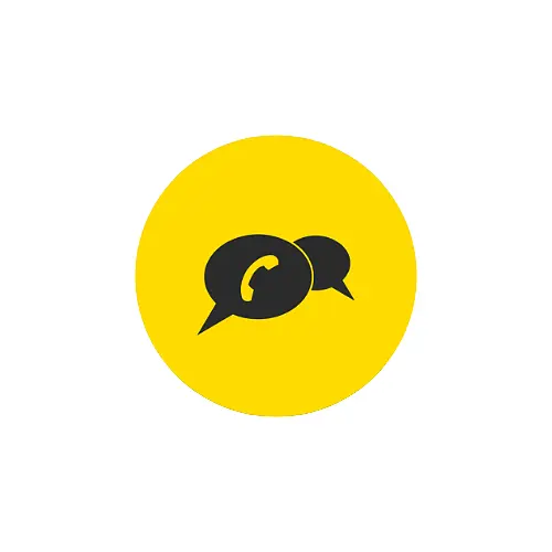 Icon mit Sprechblase 
