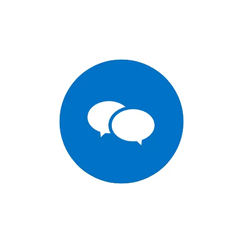 Icon mit Sprechblase