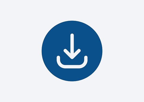 Kachelicon: Download-Zeichen