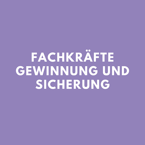 Gewinnung und Sicherung sozialpädagogischer Fachkräfte 