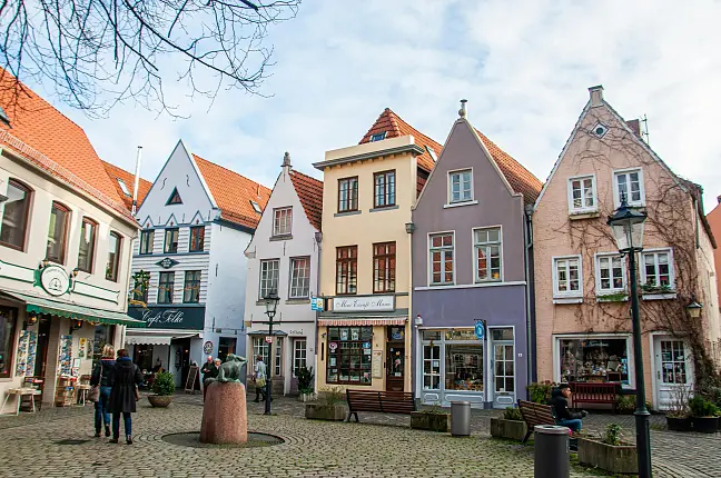 Bremer Innenstadt, historische Häuser