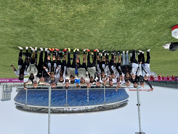 Mannschaft nach Sieg gegen Mexiko