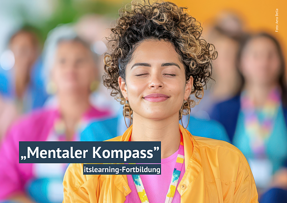 Eine Frau, die zuversichtlich und entspannt zentral im Foto sitzt