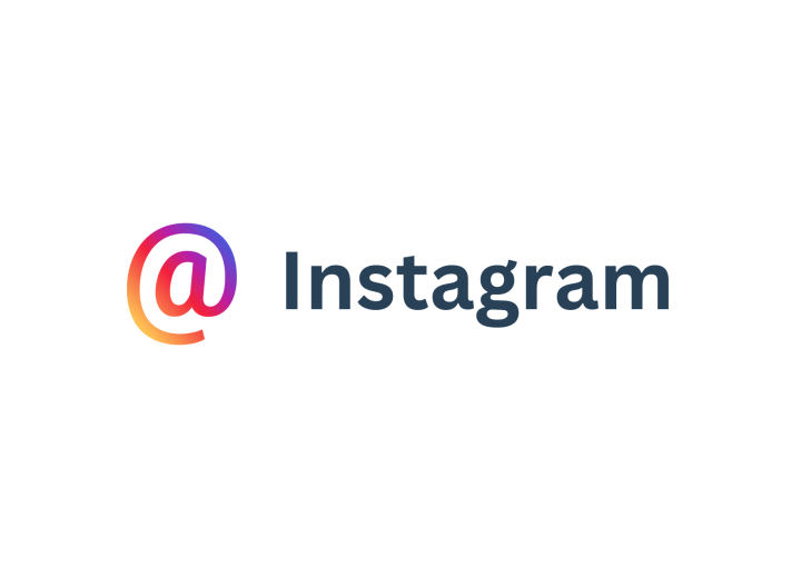 Kachel, auf der @Instagram steht