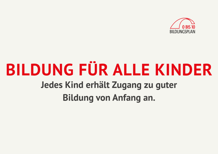 Bildung für alle Kinder